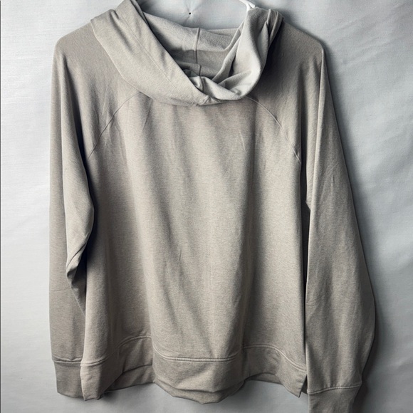 Danskin Women’s  Taupe Hoodie Sweater - Picture 6 of 6